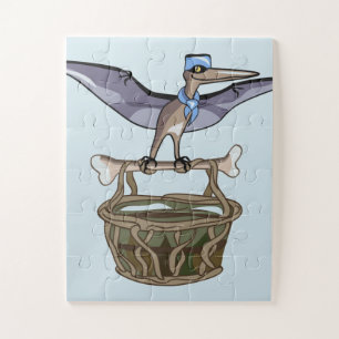 Pteranodon trägt einen Korb