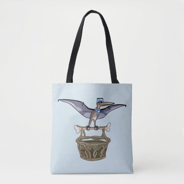 Pteranodon trägt einen Korb Tasche (Vorderseite)