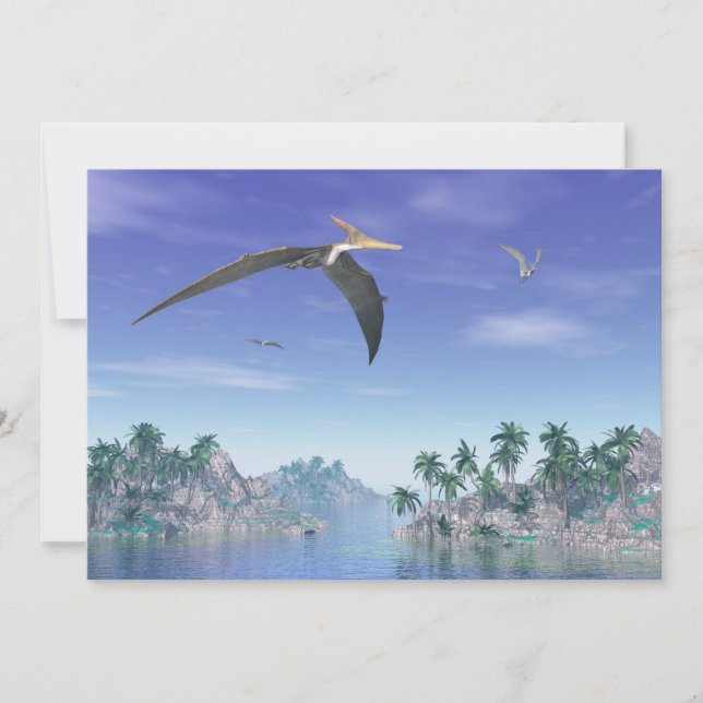 Pteranodon-Vögel - 3D-Rendering (Vorderseite)