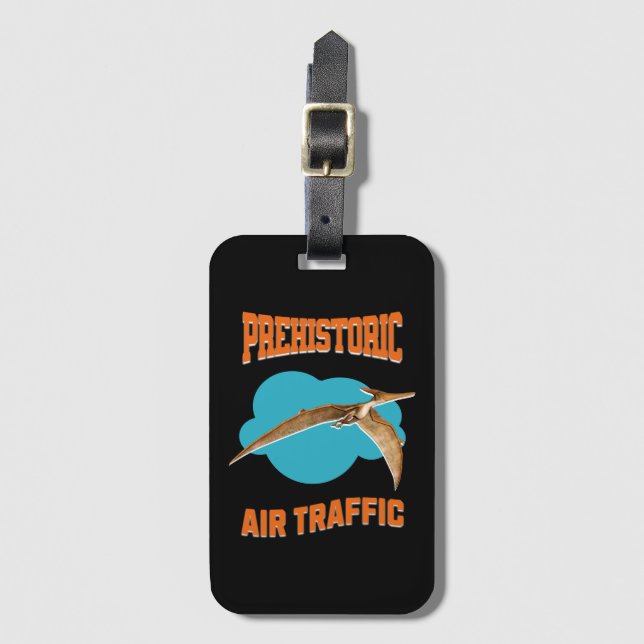 Pterodactyl Dinosaurier Gepäckanhänger (Vorderseite Vertikal)