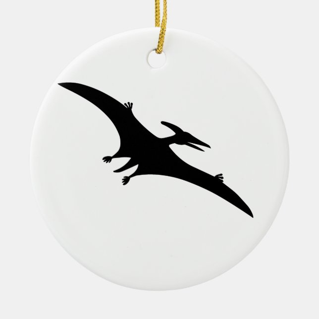 Pterodactyl-Dinosaurier Keramik Ornament (Vorne)
