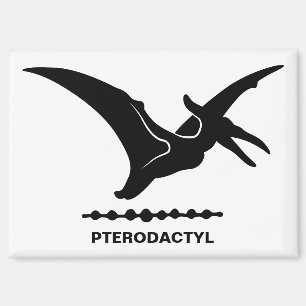 Pterodactylus-Dinosaur-Silhouette-Magnet Magnet