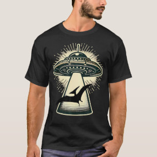 Pterodactylus entführt von außerirdischem UFO - Lu T-Shirt