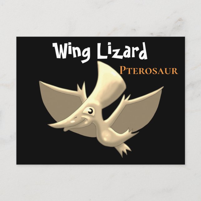 Pterosaur: Wing Lizard Postkarte (Vorderseite)
