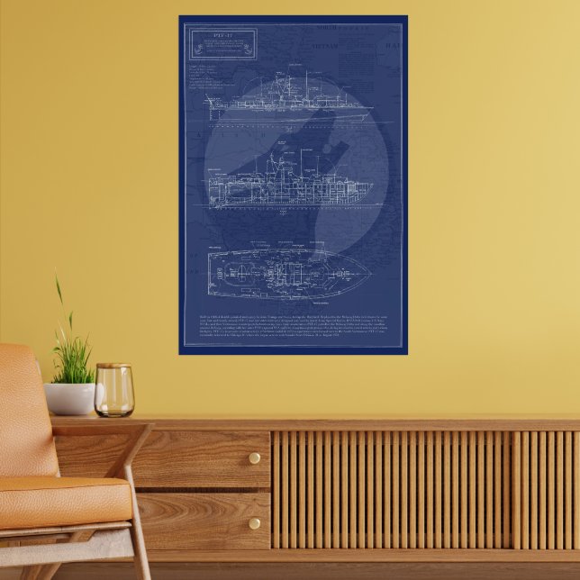 PTF-17 Marine-Spezialeinsatzkampfboot Poster (Wohnzimmer 2)