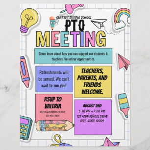 PTO Meeting Flyer