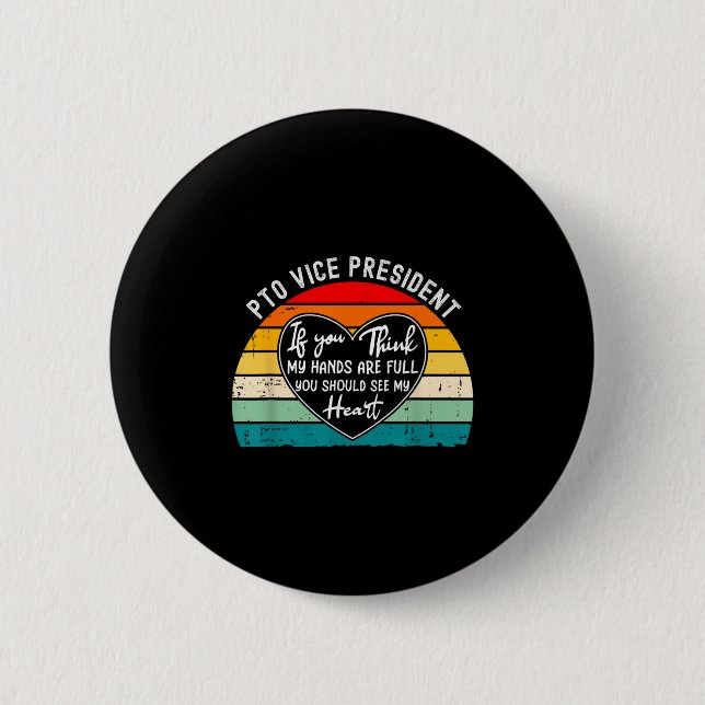 Pto Vice President Appreciation School Parent Volu Button (Vorderseite)