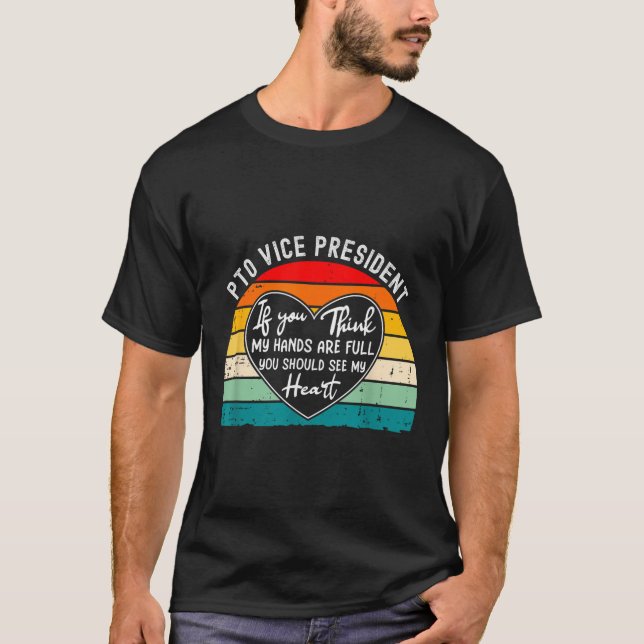 Pto Vice President Appreciation School Parent Volu T-Shirt (Vorderseite)