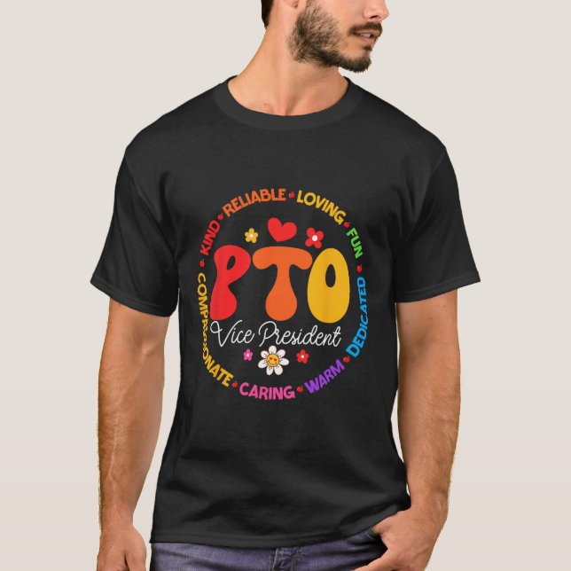 Pto Vice President Back To School Matching Parent  T-Shirt (Vorderseite)