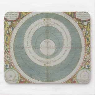 Ptolemaic System, 'vom himmlischen Atlas oder Th Mousepad