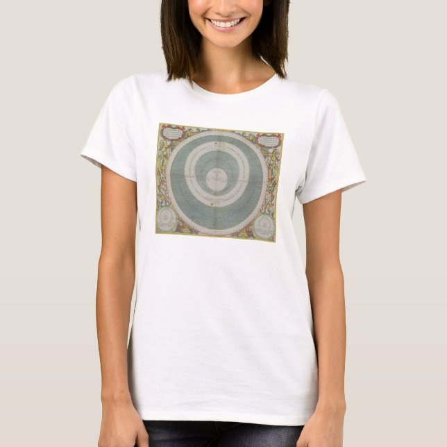 Ptolemäisches System, aus dem "Himmelsatlas" oder  T-Shirt (Vorderseite)