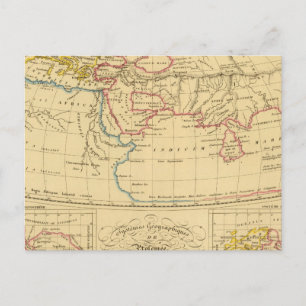 Ptolemäus Geografie Postkarte