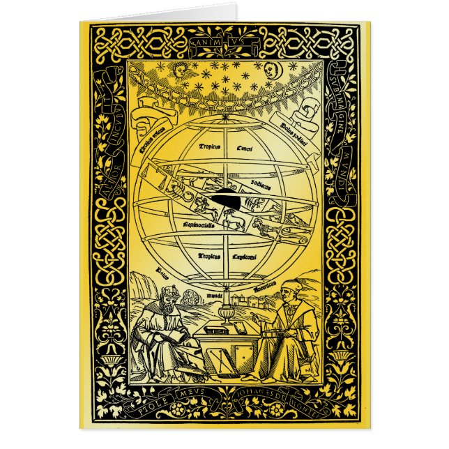 Ptolemäus System von Johanes de Monte Regio 1543 (Vorne)