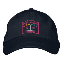 Ptown Pickleball EMBROIDERIERTE dunkle Kappe