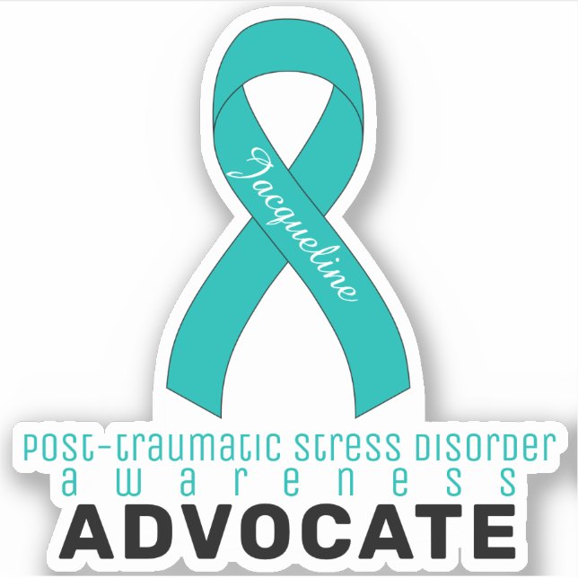 PTSD Awareness Advocate Vinyl Sticker (Vorderseite)