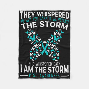 Ptsd Awareness Butterfly Posttraumatisches Stress Fleecedecke