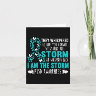 Ptsd Awareness Butterfly Posttraumatisches Stress  Karte