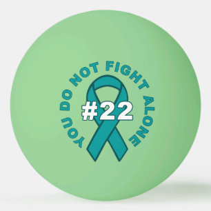 PTSD AWARENESS Glow-in-the-Dark Tischtennisball