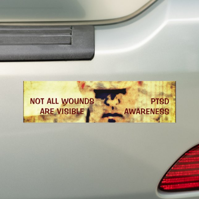 PTSD AWARENESS NICHT ALLE WOUNDS SIND SICHTBAR AUTOAUFKLEBER (Auf Auto)