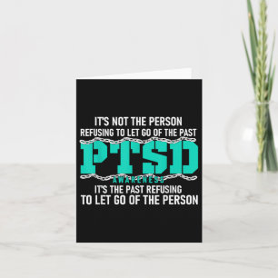 Ptsd Awareness Ptsd Awareness Aquamarin Ribbon Karte