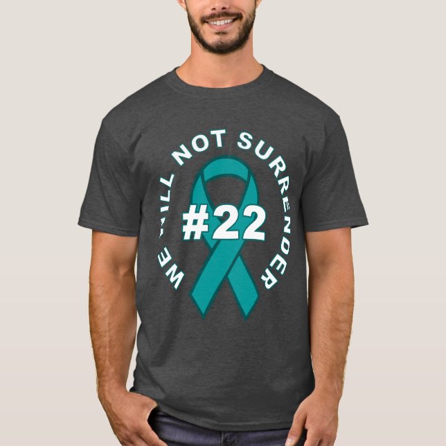 PTSD AWARENZ | WIR WERDEN NICHT ÜBERTRAGEN T-Shirt (Vorderseite)