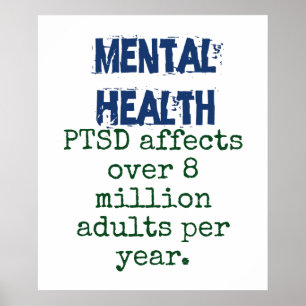 PTSD betrifft über 8 Millionen Erwachsene - psychi Poster