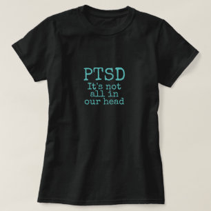 PTSD-Bewusstsein für die aquamarine psychische Ges T-Shirt