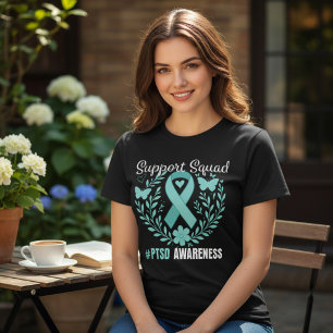 PTSD-Bewusstseins-Unterstützungsgruppe Tri-Blend Shirt