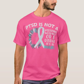 PTSD ist keine persönliche Schwäche PTSD Sonnenblu T-Shirt