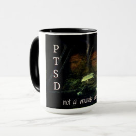 PTSD Nicht alle Wunden sind sichtbare Getränke-Tas Tasse