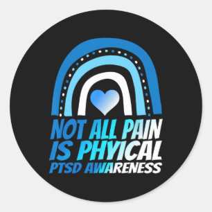 Ptsd Post Traumatic Stress Disease Awareness Vete Runder Aufkleber
