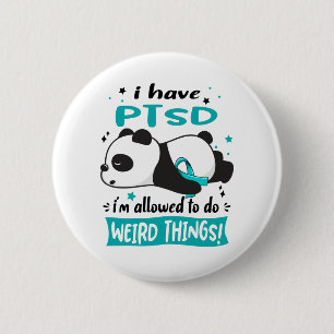 PTSD Sensibilisierung Monat Band Geschenke Button