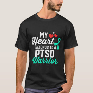 Ptsd Stress Warrior Survivor Unterstützung Bewusst T-Shirt