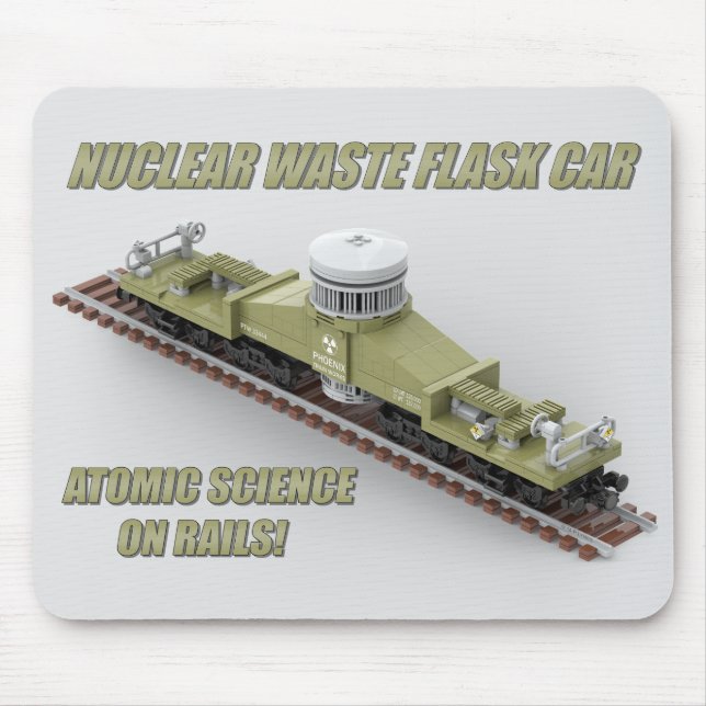 PTW Amerikanischer Atommüll-Behälterwagen Mousepad (Vorne)