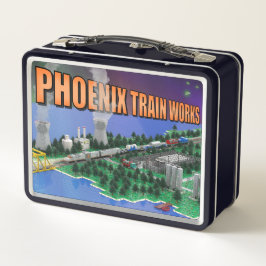 PTW Atomic Train und Kraftwerkszene Metall Brotdose