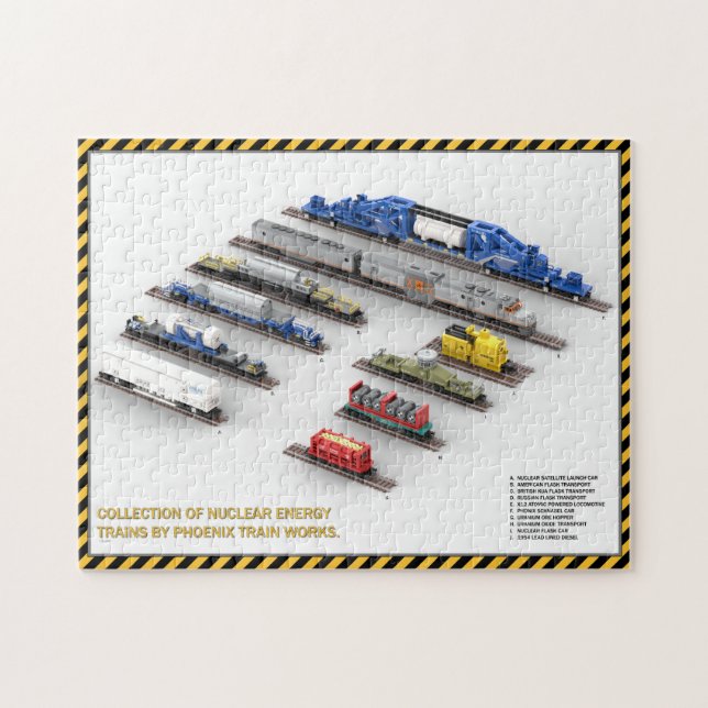PTW Nuclear Energy Zug Sammlung Puzzle (Horizontal)