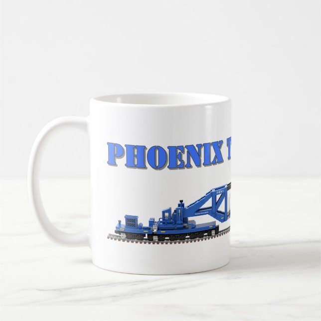 PTW Schnabel Train Wagon Nuclear Waste Behälter Kaffeetasse (Links)