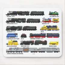 PTW Train Collection Mousepad