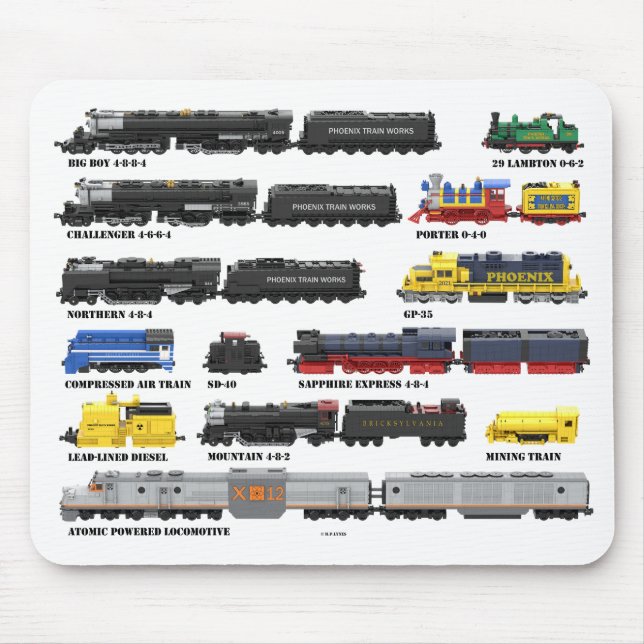 PTW Train Collection Mousepad (Vorne)