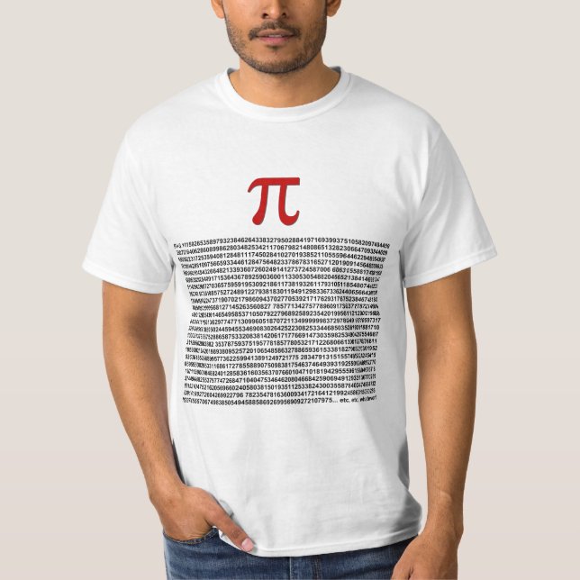PU = 3,141592653589 usw. ETC… was auch immer! T-Shirt (Vorderseite)
