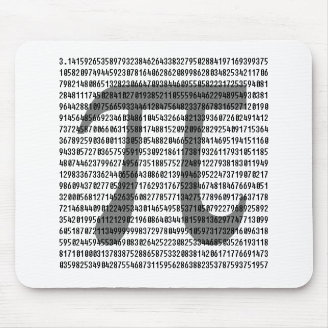 PU durch die Zahlen Mousepad (Vorne)