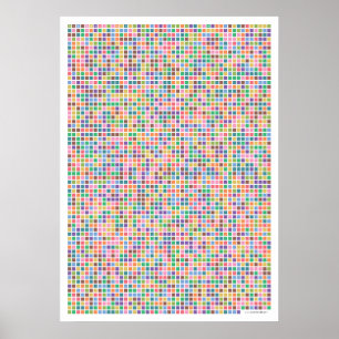 PU-Kunst - PU zur 3,141. Dezimalstelle Poster