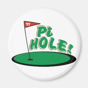 PU-Loch - MATHE-SPASS - GOLF Magnet