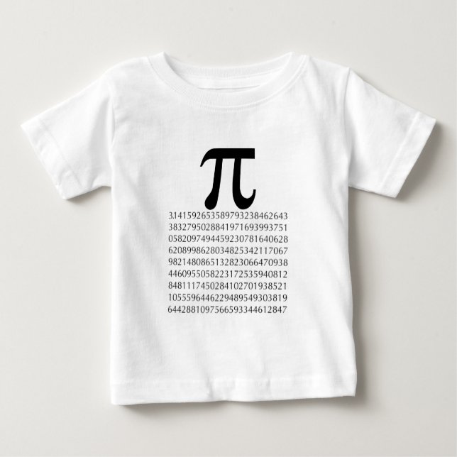 PU-Mathe Baby T-shirt (Vorderseite)