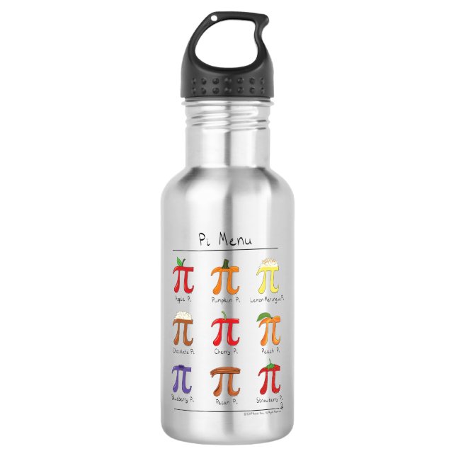 PU-Menü-niedliche Edelstahlflasche (Vorderseite)
