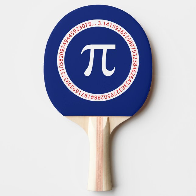 PU-Ring auf Marine-Blau Tischtennis Schläger (Vorderseite)