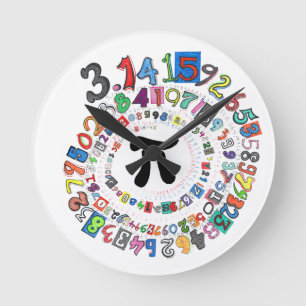 PU-Spirale Runde Wanduhr