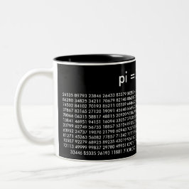 PU-Stellen-Mathe-Liebe-Tasse Schwarzweiss Zweifarbige Tasse