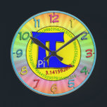 PU-Symbol 3,14 entscheidend Runde Wanduhr<br><div class="desc">PU-Symbol 3, 14,  das am 14. März 2015 einmal in einem Lebenszeit PU-Datum entscheidend ist,  FERTIGEN IHN besonders an - ADDIEREN Sie TEXT ODER GRAFIKEN ODER DREHEN Sie sich ODER MACHEN Sie GRÖSSER ODER KLEINER</div>