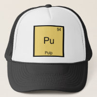 Pu - Symbol-T - Shirt für die Zellstoff-Funny Chem